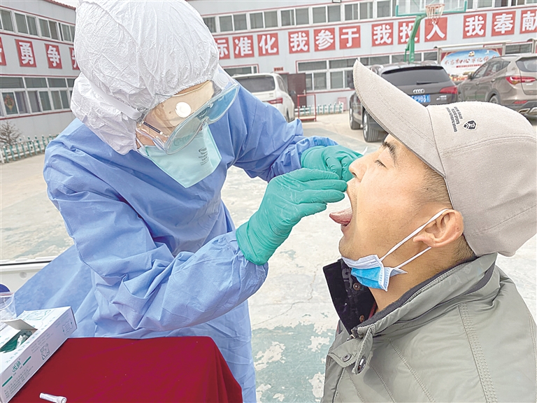 核酸筛查 让返岗员工吃下定心丸