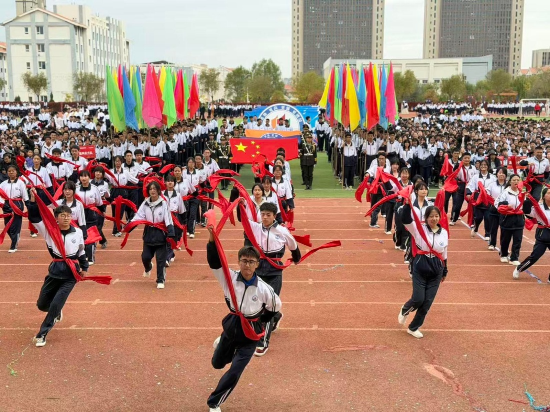 舟曲中学第十四届田径运动会开幕
