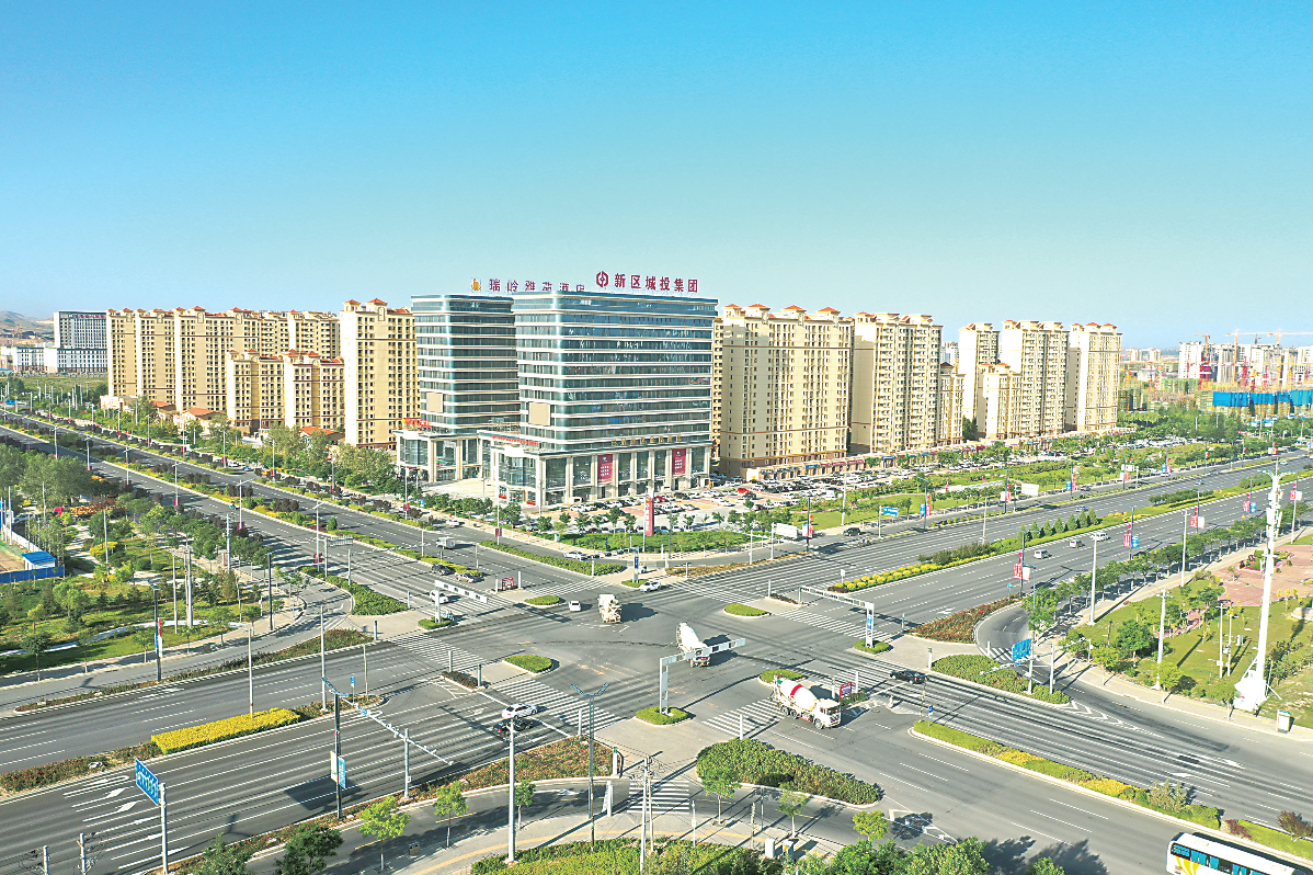 新区黄河大道和昆仑山大道十字